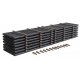 Pipe Load -- Kit - Fits WalthersMainline 910-5800 Series Bulkhead Flatcar (Sold Separately), HO, Walthers SceneMaster 3250