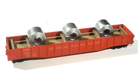 Cast Resin Freight Car Load -- Coil Steel for Gondola (car sold separately), HO, Chooch Enterprises 7235
