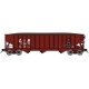 70-Ton 3-Bay 14-Panel Hopper w/Load - Ready to Run -- Louisville & Nashville 72805 (Post 1974, Boxcar Red, white)