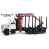 Truck Body (Unpainted Metal Kit) -- Logging Truck w/Cherry Picker (Fits Atlas 150-1220 series, s, HO, Custom Finishing 5010