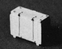 Signal Boxes -- 2-Strap Late pkg(2), HO, Detail Associates 2306