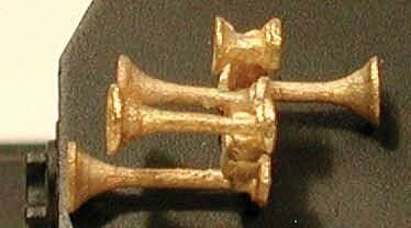 Nathan P5 P0345R1 5-Chime Air Horn -- Lost Wax Brass Casting, HO, Cal Scale 642