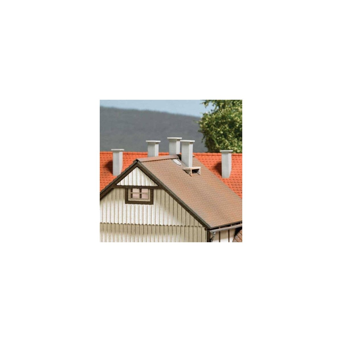 Chimneys, HO, Busch Gmbh & Co Kg 7750