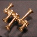 Nathan K5R25 5-Chime Air Horn -- Lost Wax Brass Casting, HO, Cal Scale 624