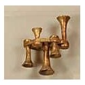 Air Horns (Unpainted Brass Casting) -- Leslie S-5TRPO 3 Forward and 2 Back, HO, Cal Scale 565