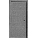Doors (White Styrene) -- Solid Entryway Type w/No Windows pkg(3), HO, Pikestuff 1102