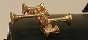 Nathan K5 K5LLAR24 5-Chime Air Horn -- Lost Wax Brass Casting, HO, Cal Scale 634