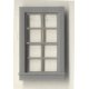 Double-Hung Windows -- 8-Pane - Scale 27 x 48′ 68.6 x 122cm pkg(4), O, Grandt Line Products Inc 3702