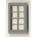 Double-Hung Windows -- 8-Pane - Scale 27 x 48′ 68.6 x 122cm pkg(4), O, Grandt Line Products Inc 3702