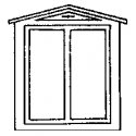 Durango Station Windows -- Two-Pane, 36 x 44′, O, Grandt Line Products Inc 3710