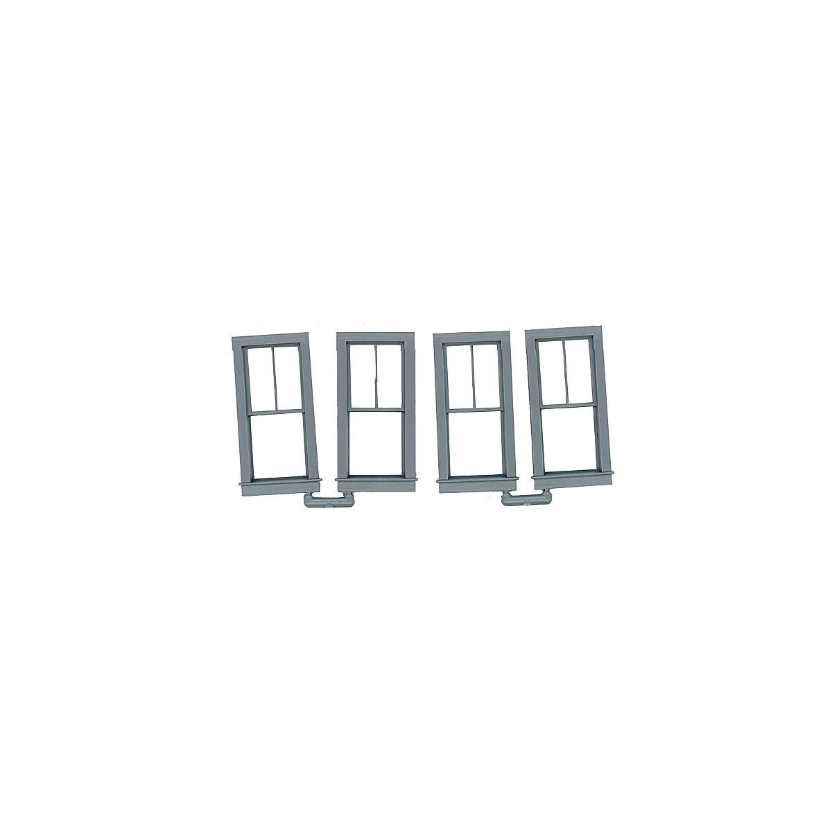 Double-Hung Windows -- 2-Over-1, Scale 28 x 64′ 71.1 x 163cm pkg(4), O, Grandt Line Products Inc 3766