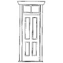 Station/House Door -- With Frame & Transom, O, Grandt Line Products Inc 3603