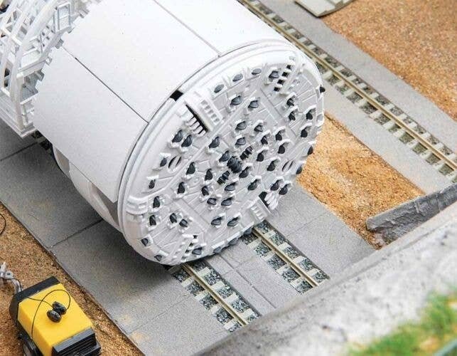 Gripper TBM Tunnel Boring Machine Drilling Head Plate -- Kit - 1/2` 3-5/16` 1.2cm x 8.45cm Diameter, HO, Faller Gmbh 180934