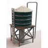 Wood Roof Tank - Making A Scene(TM) -- Resin & Metal Kit pkg(2), N, The N Scale Architect 20093