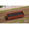 Real-Coal Load -- Fits European 2-Axle Gondola w/Side Doors, HO, Busch Gmbh & Co Kg 1680