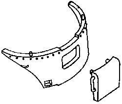 Pilot for EMD Passenger Service Cab Unit Diesel -- Fits Athearn F- & Cary E-Units (Includes Coupler Cove, HO, Cal Scale 442