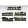 Army Supplies -- Packs & Bags pkg(17), HO, Trident Miniatures 96055