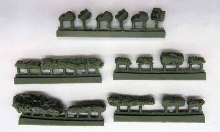 Army Supplies -- Packs & Bags pkg(17), HO, Trident Miniatures 96055
