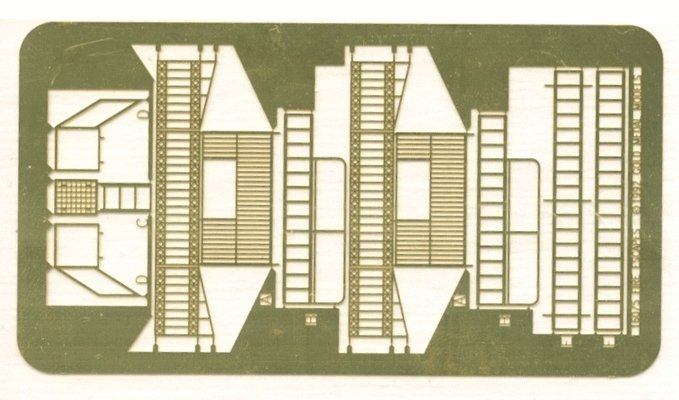 Fancy Fire Escape -- 3-Story - Kit, N, Gold Medal Models 1605