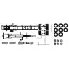 Volvo FH 3-Axle Chassis - Kit -- pkg(2), HO, Herpa Models 84451