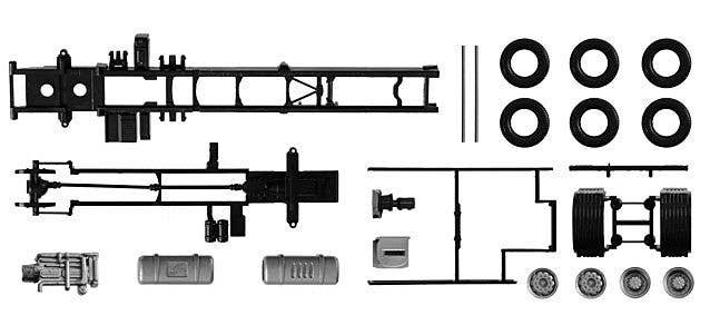 Volvo FH 2-Axle Chassis - Kit -- pkg(2), HO, Herpa Models 84444