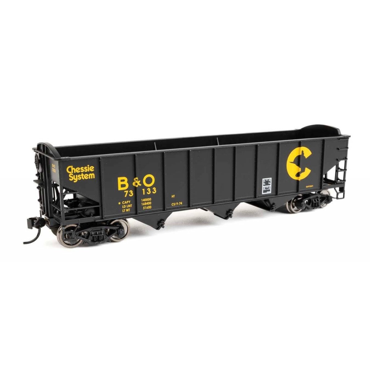 70-Ton AAR 3-Bay Open Hopper - Ready to Run -- Baltimore & Ohio 73133