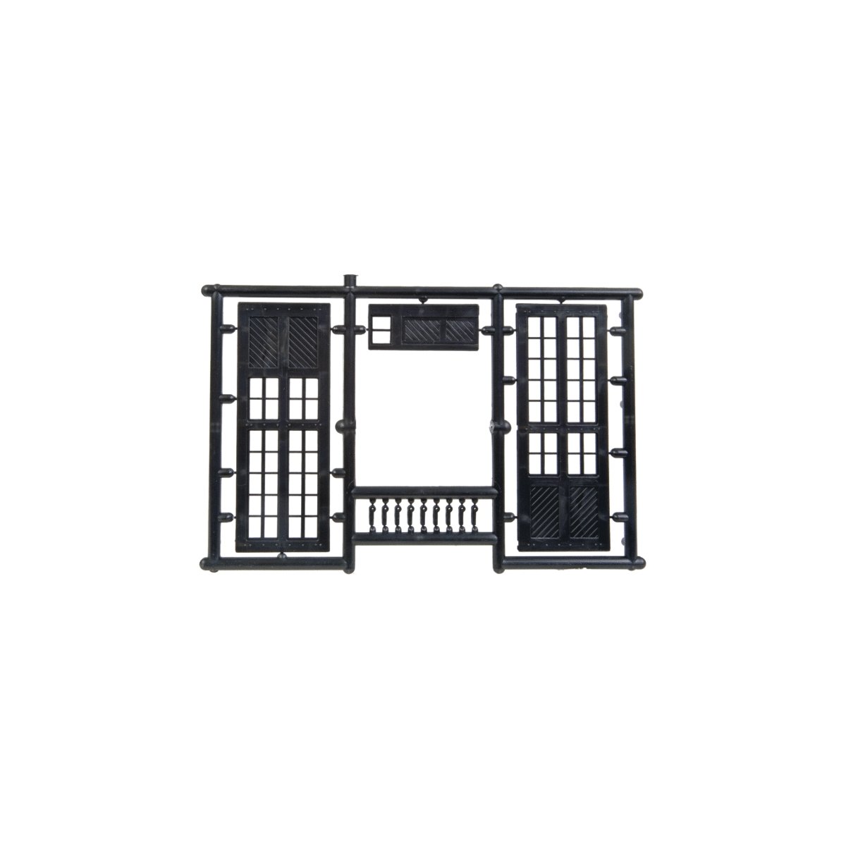 Super Detailing Accessories -- Large Double Shop Doors 3 Pairs, HO, Central Valley 1605