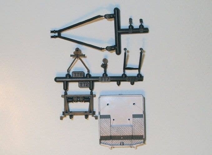 Vehicle Accessories -- Tow Truck Bed, Winch, Etc., HO, Trident Miniatures 96034