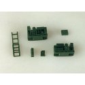 Vehicle Accessories -- Diesel Parts on Skids, HO, Trident Miniatures 96010