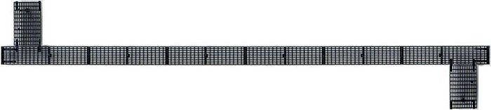 40′ Apex Running Board -- Black, HO, Kadee Quality Products 2002