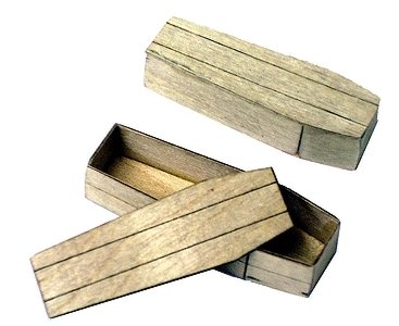 Pinch-Toe Coffin pkg(4), O, B.T.S. 13009