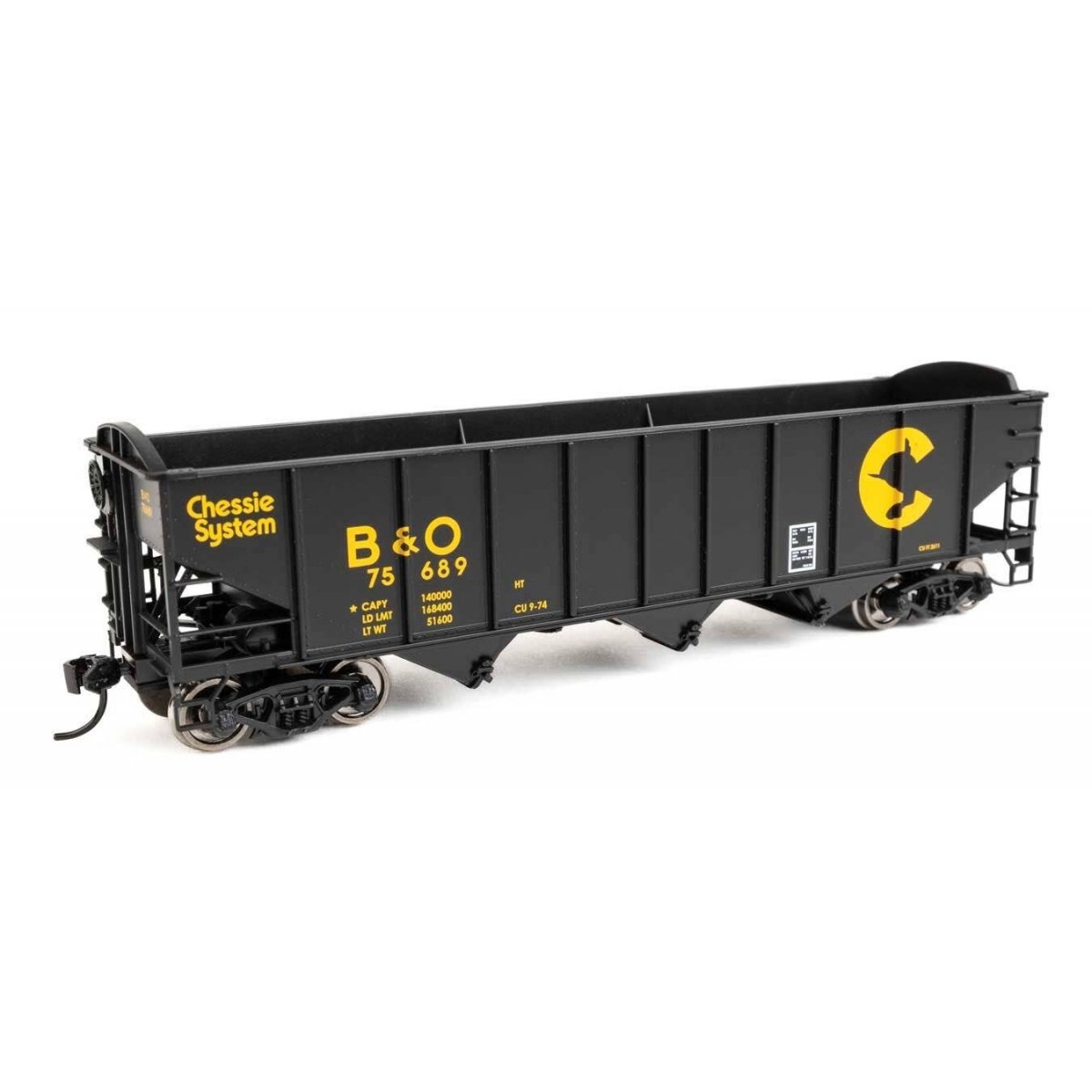 70-Ton AAR 3-Bay Open Hopper - Ready to Run -- Baltimore & Ohio 75689