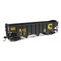 70-Ton AAR 3-Bay Open Hopper - Ready to Run -- Baltimore & Ohio 75689, HO, WalthersMainline 56703
