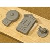 Assorted Fire Alarms -- Unpainted Resin Castings, 3 Styles, O, Bar Mills LLC 4041