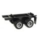Trailer Chassis -- Dual-Axle, HO, Herpa Models 5300