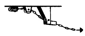 Hand Brake Chain Guides pkg(6) -- For ALCO RS Diesel Locomotives, HO, Custom Finishing 147
