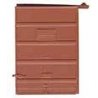 7′ Five-Panel Boxcar Door w/High Tack Board pkg(2) -- Boxcar Red, HO, Kadee Quality Products 2239