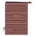 7′ Youngstown Boxcar Door w/High Tack Board pkg(2) -- Boxcar Red, HO, Kadee Quality Products 2235