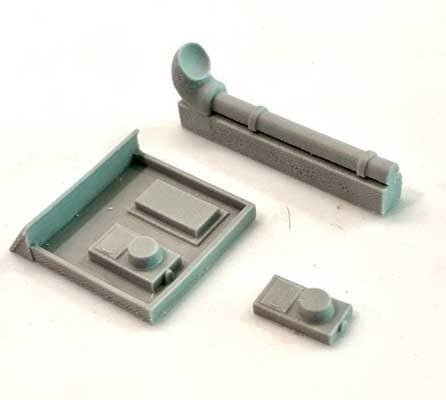 Electrical Box Set -- Unpainted Resin Castings, 3 Styles, O, Bar Mills LLC 4040