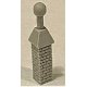 Vented Brick Chimney -- Unpainted Cast Resin 1-5/16′ 3.3cm Tall pkg(3), HO, Bar Mills LLC 2035