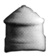 Domes -- Sand, Fluted pkg(2), N, Detail Associates 8003