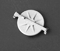 Covered Hopper Hatch Set -- Round pkg(8), HO, Detail Associates 6218