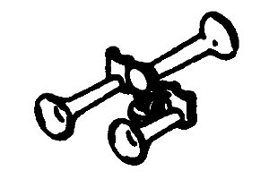 Nathan Air Horns -- PS, 3-Chime, Brass, HO, Details West 175