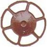 Miner Type Brake Wheels pkg(8) -- Red Oxide, HO, Kadee Quality Products 2032