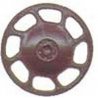 Universal Type Brake Wheels pkg(8) -- Dark Boxcar Red, HO, Kadee Quality Products 2023