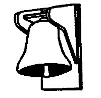 High-Hood Mount Bell -- Cab Mount, HO, Custom Finishing 231