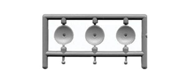 Lamp Reflectors & Bulbs pkg(12 Nonworking), O, Tichy Train Group 2005