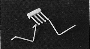 Freight Car Grab Irons -- Running Board Corner pkg(4), HO, Detail Associates 6205