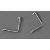 Caboose Grab Irons -- L-Shaped Ends pkg(5), HO, Detail Associates 6504