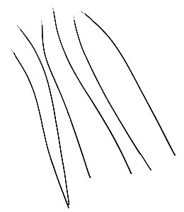 MU Jumper Cable .020` Vinyl 3` Long -- Black pkg(6), HO, Detail Associates 1511